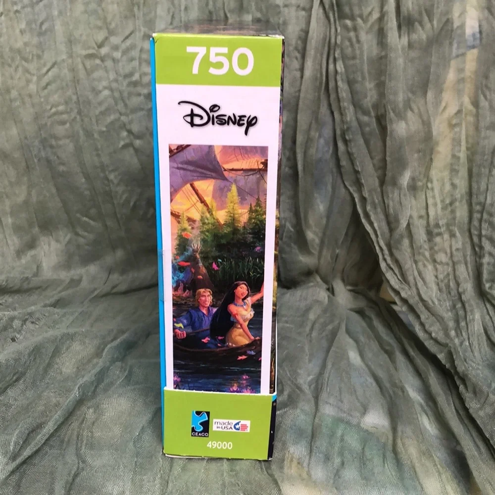 Disney Thomas Kinkade Pocahontas Puzzle 750 Peices NIB